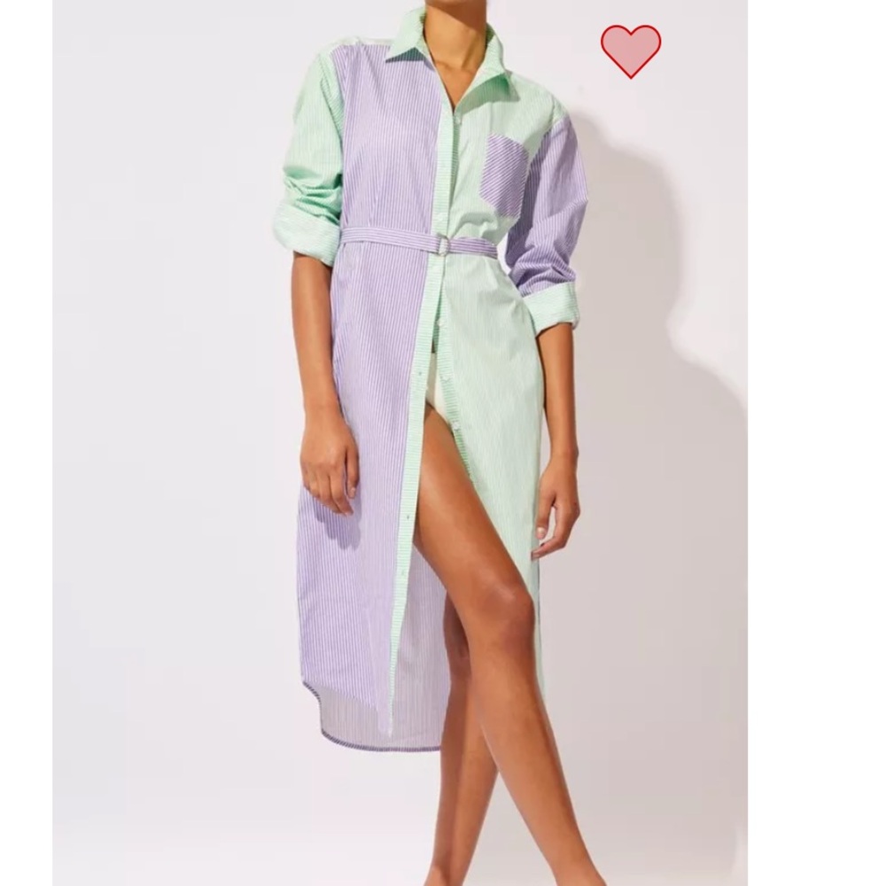 NWT SOLID & STRIPED the Oxford Maxi XL
Green and purple striped RARE!